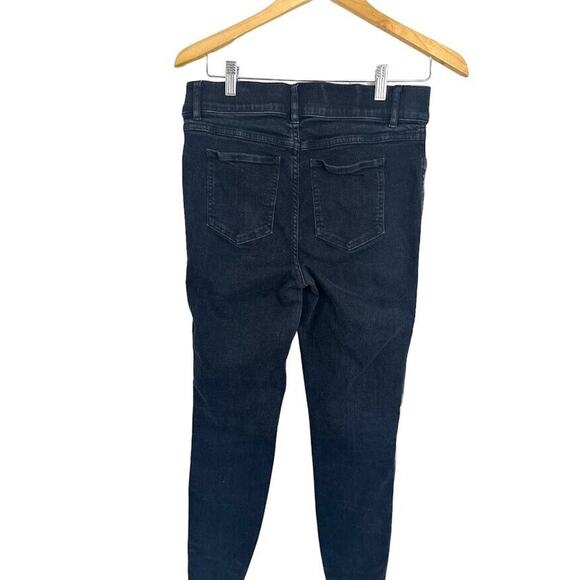 SPANX Ankle Skinny Jeans Pull On High Rise Denim Jegging Women’s Black Size M - Picture 3 of 6
